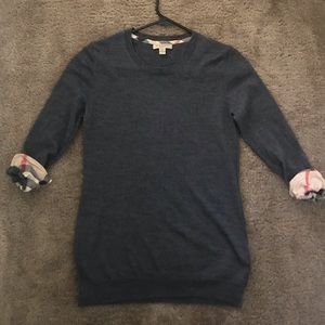 Burberry 100% merino wool sweater size small